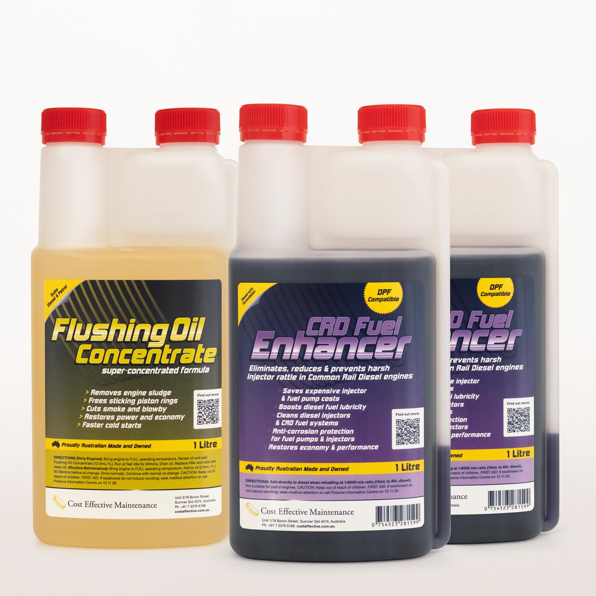 Flushing Oil Concentrate & CRD Fuel Enhancer Value Pack