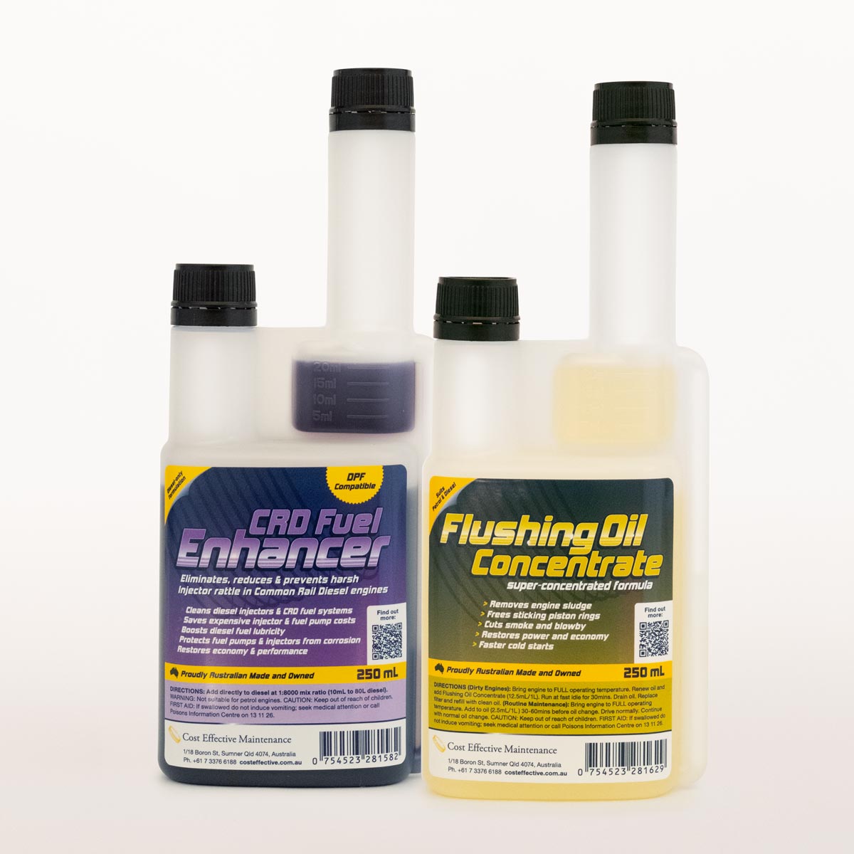 Flushing Oil Concentrate & CRD Fuel Enhancer Value Pack