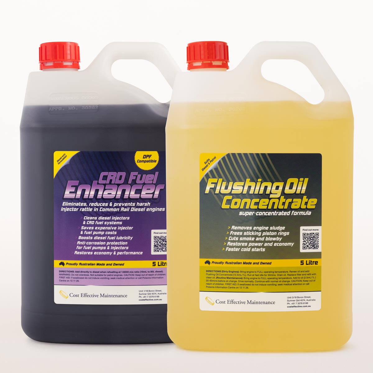 Flushing Oil Concentrate & CRD Fuel Enhancer Value Pack