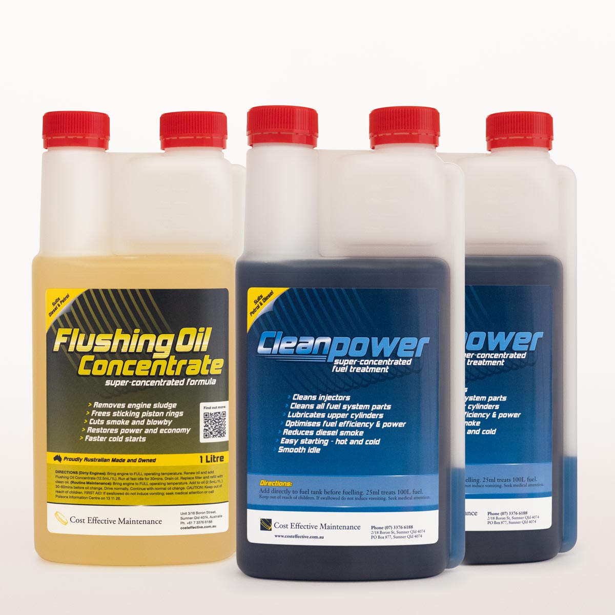 Flushing Oil Concentrate & Cleanpower Value Pack