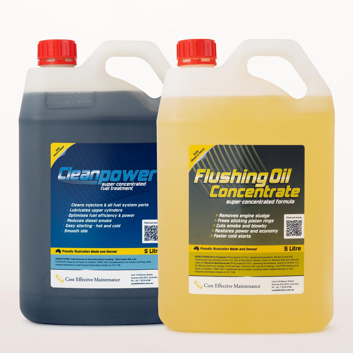 Flushing Oil Concentrate & Cleanpower Value Pack